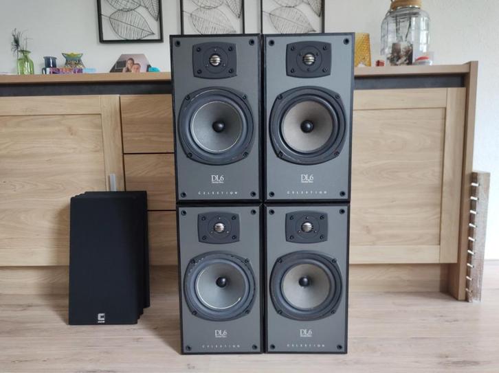 Celestion DL6 2 sets, Audio, Tv en Foto, Luidsprekers, Gebruikt, Front, Rear of Stereo speakers, 60 tot 120 watt, Overige merken
