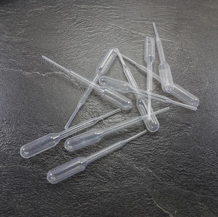 Kunststof pipet 10 stuks Schilderen Wargames HO, Hobby en Vrije tijd, Schilderen, Nieuw, Overige typen, Verzenden