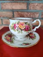 4 theekop en schotel sets – Elizabethan Staffordshire – Fine, Ophalen of Verzenden, Zo goed als nieuw, Kop en/of schotel