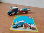 Lego Classic Town 6698 suv met speedboot op aanhanger, 1986, Complete set, Gebruikt, Ophalen of Verzenden, Lego