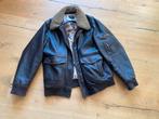 Arma leather flight jacket - size 56, Bruin, Maat 56/58 (XL), Gedragen, Arma
