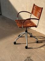 BONACINA Miss B bureaustoel design TITO AGNOLI leder leer, Gebruikt, Ophalen of Verzenden