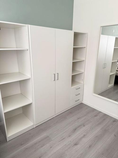 FANDRUP kledingkast, 195Lx176H, wit, JYSK, Huis en Inrichting, Kasten | Kledingkasten, Zo goed als nieuw, 150 tot 200 cm, 150 tot 200 cm