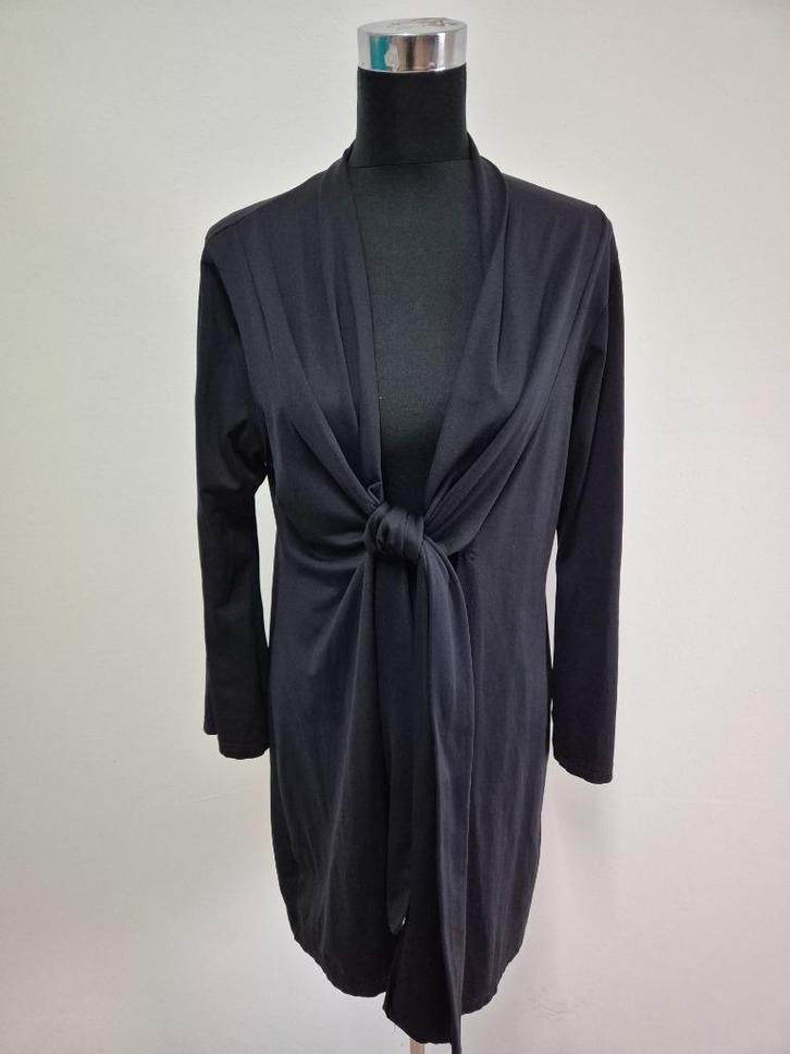 V56 - Blauw Pure Woman polyamide vest valt als M (1), Kleding | Dames, Truien en Vesten, Zo goed als nieuw, Maat 38/40 (M), Blauw