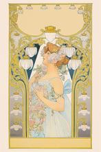 Zeldzame PRIVAT-LIVEMONT Poster World Art Nouveau Affiche, Antiek en Kunst, Kunst | Overige Kunst, Verzenden