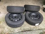 Winterbanden Volkswagen polo incl.stalen velgen, Auto-onderdelen, Ophalen, Gebruikt, 15 inch, Velg(en)