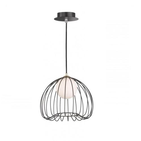 Fischer-Honsel Fil 60245 hanglamp G9 zwart 25cm NIEUW, Huis en Inrichting, Lampen | Hanglampen, Nieuw, 75 cm of meer, Glas, Metaal