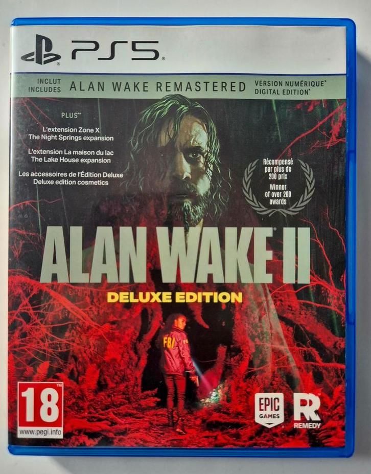 Alan Wake II Deluxe Edition PS5, Spelcomputers en Games, Games | Sony PlayStation 5, Nieuw, Ophalen of Verzenden