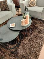 Mooi vloerkleed 180x250cm donkerbruin, hoogpolig, Ophalen, Rechthoekig, 200 cm of meer