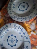 Diepe borden indisch blau MF Design vintage, Ophalen, Gebruikt, Overige stijlen, Bord(en)