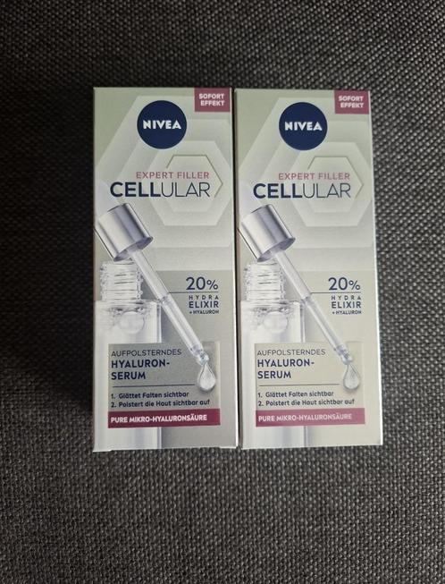 2 nieuwe verpakkingen Nivea Cellulair opvullend hyaluronzuur, Sieraden, Tassen en Uiterlijk, Uiterlijk | Gezichtsverzorging, Nieuw