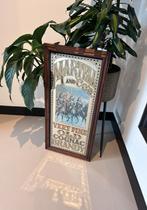 Vintage Martell and Co’s Cognac Pubspiegel (groot) 94x43, Antiek en Kunst, Ophalen, Rechthoekig