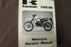 Kawasaki KMX125 1986 -1995 motorcycle service manual KMX 125, Ophalen of Verzenden, Kawasaki