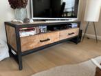 TV meubel, Ophalen, Gebruikt, 100 tot 150 cm, Metaal