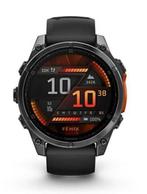 GARMIN fenix 8 - 47 mm - Smartwatch Zwart Geseald, Zwart, Nieuw, Ophalen of Verzenden, Waterdicht
