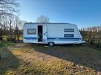Hobby 540 UK 2004 met stapelbed - 6 persoons - airco, Caravans en Kamperen, Caravans, Rondzit, Hobby, Schokbreker, 5 tot 6 meter