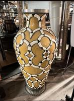 Imposante Moorse Vaas met Been- en Houtinleg, 102cm, Ophalen of Verzenden