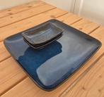 Sushi plate/bord met 2 schaaltjes voor saus, Huis en Inrichting, Keuken | Servies, Ophalen, Zo goed als nieuw, Overige stijlen