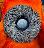 Grote, rieten kerstkrans, deurkrans, Ophalen, Zo goed als nieuw