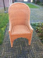 4 Rotan stoelen in goede staat, Huis en Inrichting, Stoelen, Ophalen, Zo goed als nieuw, Bruin, Eén