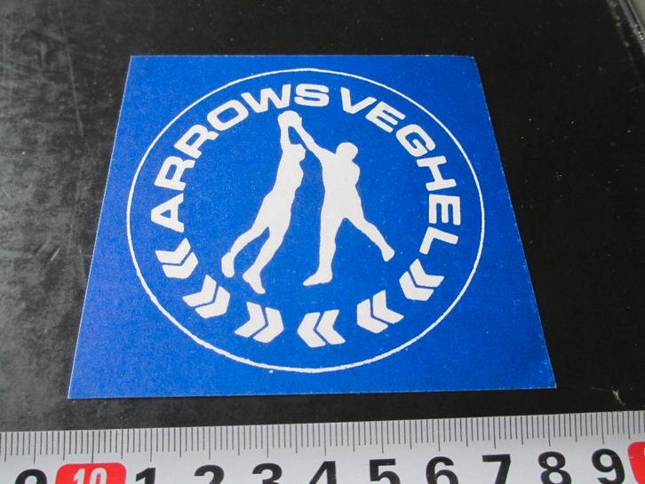 sticker Veghel ARROWS, Verzamelen, Stickers, Zo goed als nieuw, Ophalen
