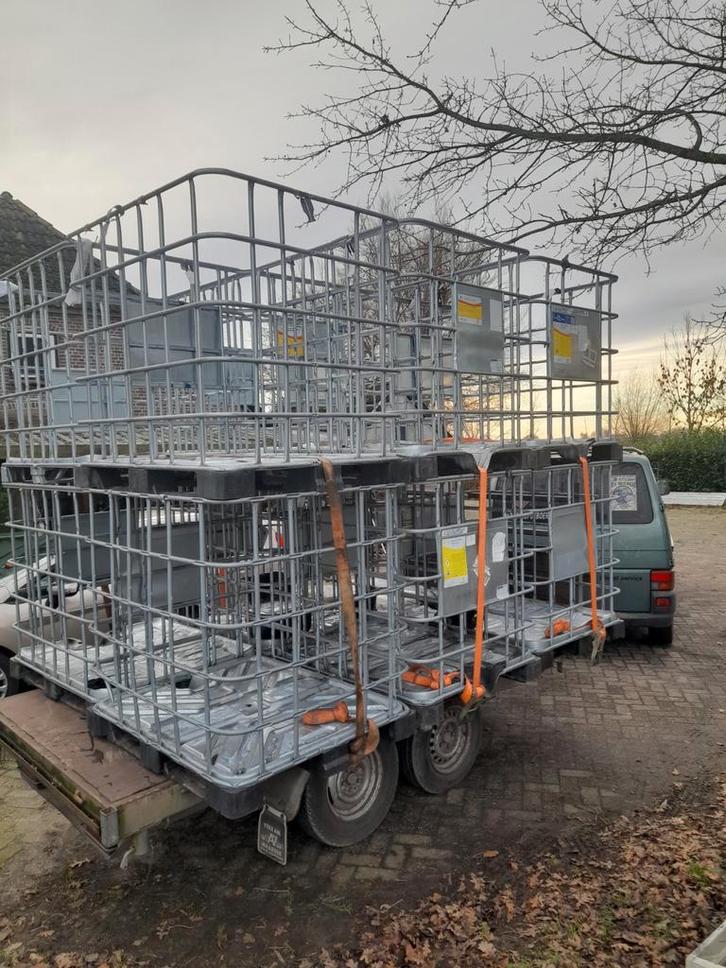 Ibc opslag kratten openhaardhout, Tuin en Terras, Haardhout, Minder dan 3 m³, Ophalen