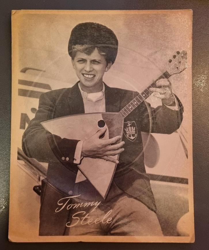 Tommy Steele - Zeldzame Flexidisc (vinyl plaat), Verzamelen, Muziek, Artiesten en Beroemdheden, Gebruikt, Cd of Plaat, Ophalen of Verzenden