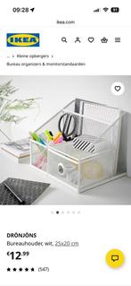Ikea DRÖNJÖNS Bureauhouder, wit, 25x20 cm, Diversen, Ophalen, Zo goed als nieuw