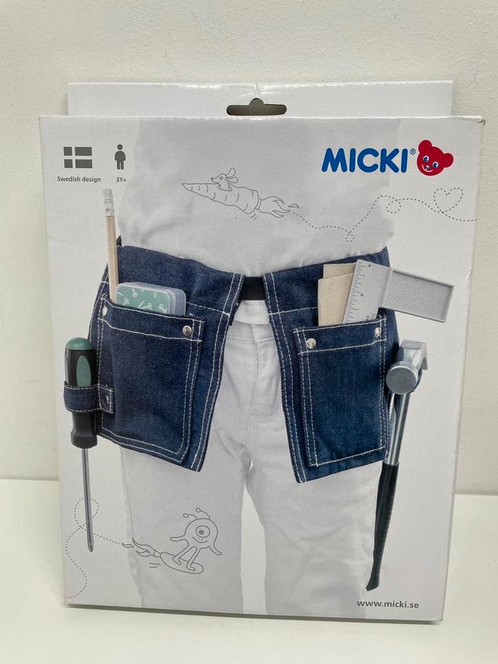 Gereedschapsgordel met Inhoud voor kleine bouwers + klussers, Kinderen en Baby's, Speelgoed | Educatief en Creatief, Nieuw, Bouwen