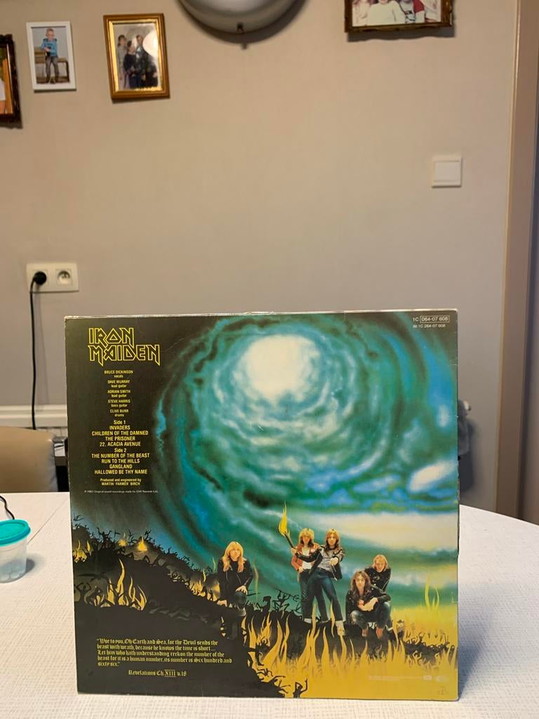 Iron Maiden - The Number of the Beast LP 1982 Holland, Ophalen of Verzenden, Gebruikt, 12 inch, Overige genres