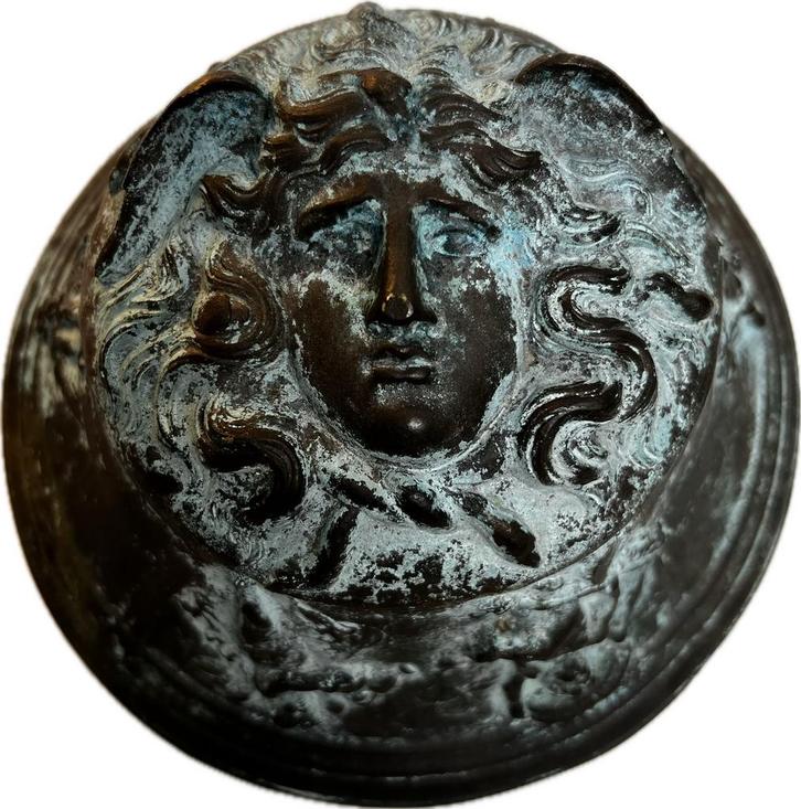 bronzen Medusa Schaal, Antiek en Kunst, Antiek | Koper en Brons, Ophalen of Verzenden