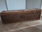 Mand van Riviera Maison (cobblers warf maine trunk), Ophalen, Zo goed als nieuw, Rond, Riet