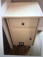 Nachtkastje Ikea Hemnes wit, Ophalen, Zo goed als nieuw, 45 tot 65 cm, 70 cm of meer