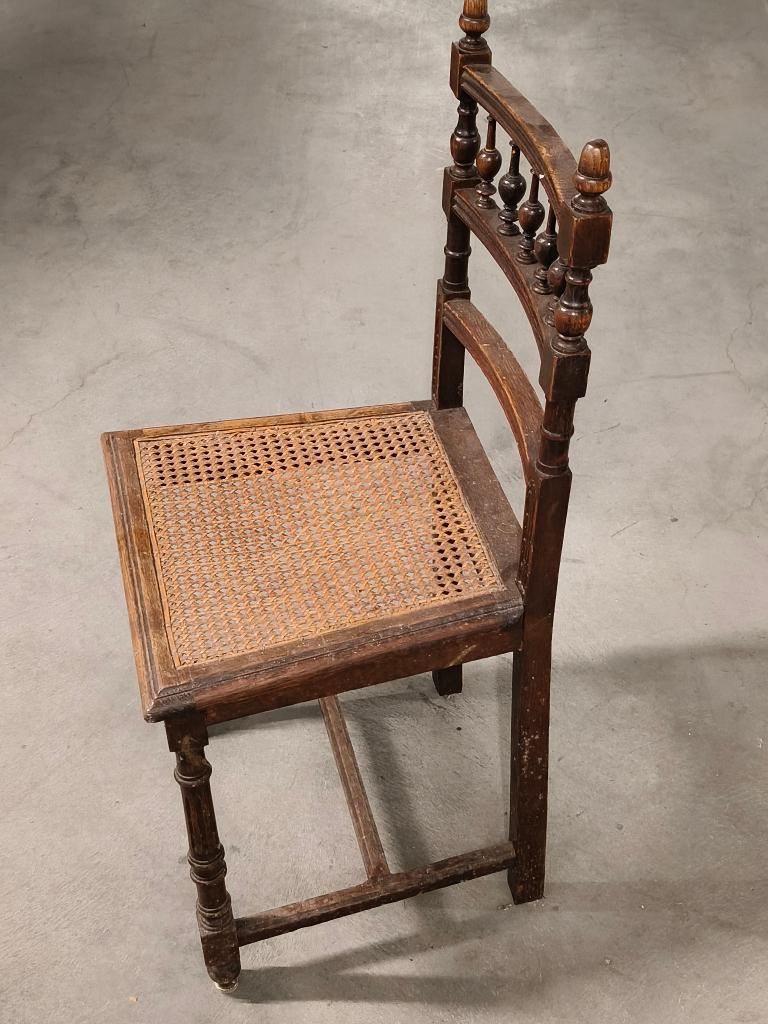 Antiek dames stoeltje, Ophalen