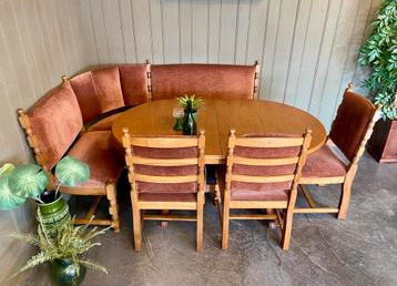 Echte Duitse eethoek Oostenrijkse hoekset zithoek bartafel beschikbaar voor biedingen