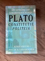 Plato – Constitutie (Politeia), Boeken, Ophalen of Verzenden, Zo goed als nieuw, Metafysica of Natuurfilosofie, Gerard Koolschijn