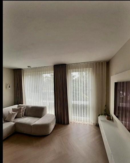 Mooie Vitrage Gordijnen,, Huis en Inrichting, Stoffering | Gordijnen en Lamellen, Zo goed als nieuw, 100 tot 150 cm, 200 cm of meer