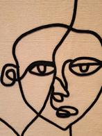 Wandkleed face / gezicht, Huis en Inrichting, Woonaccessoires | Wanddecoraties, Ophalen of Verzenden, Zo goed als nieuw