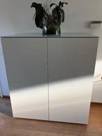 Karat kast wit hoogglans, Huis en Inrichting, Ophalen, 100 tot 150 cm, Zo goed als nieuw, Minder dan 150 cm