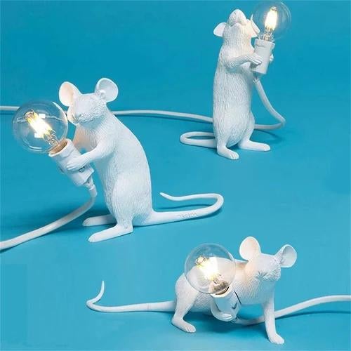 Zittende Muis Lamp - Design Eyecatcher, Ophalen of Verzenden, Nieuw, Kunststof, Minder dan 100 cm
