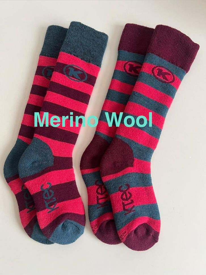 Ktec merino wol sokken 2 paar maat 23-26, Kinderen en Baby's, Babykleding | Schoentjes en Sokjes, Nieuw, Jongetje of Meisje, Sokjes