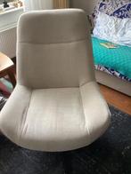 Fauteuil Wood, Huis en Inrichting, Fauteuils, Wood style fauteuil cream rib, Minder dan 75 cm, Ophalen of Verzenden, Zo goed als nieuw