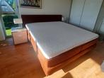 Ubica bed "festen", Ophalen, Bruin, Tweepersoons, 200 cm
