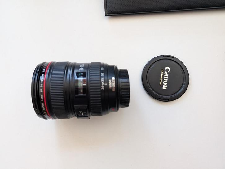 Canon EF 24-105 mm f/4 L IS USM, Audio, Tv en Foto, Fotografie | Lenzen en Objectieven, Zo goed als nieuw, Standaardlens, Zoom