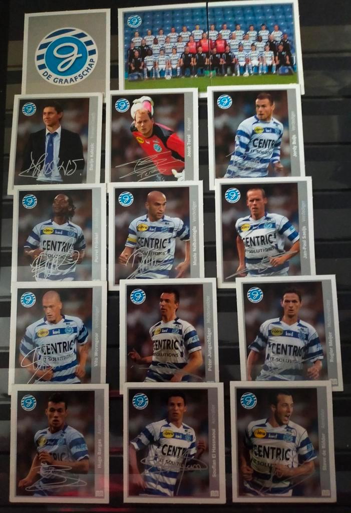 De Graafschap Spelers stickers Collectie, Verzamelen, Sportartikelen en Voetbal, Zo goed als nieuw, Poster, Plaatje of Sticker