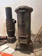 Antieke Kolenkachel - Sfeervolle Warmte & Museumstuk, Huis en Inrichting, Gebruikt, Ophalen of Verzenden, Vrijstaand, Hout