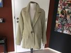 Blazer nieuw mt 42 kaki beige stretchstof, Ophalen of Verzenden, Nieuw, Maat 42/44 (L), Beige