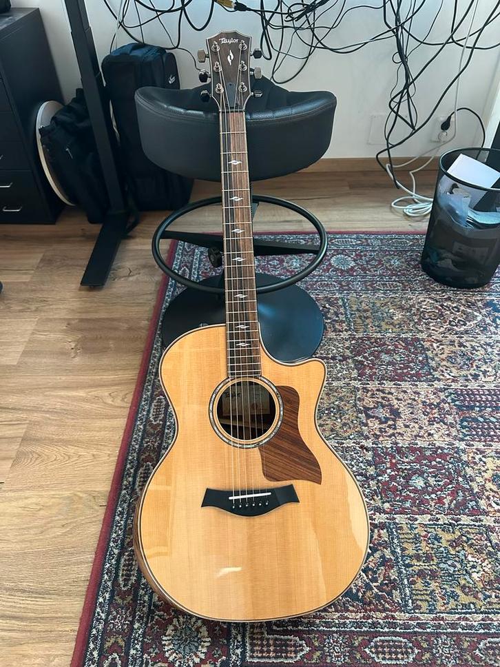 Taylor 814ce (2022) – topstaat, nauwelijks gebruikt, Muziek en Instrumenten, Snaarinstrumenten | Gitaren | Akoestisch, Zo goed als nieuw