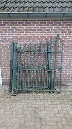 Sierpoort met looppoort - Hekwerk, Tuin en Terras, Ophalen, Met poort, Gebruikt, Sierhekwerk