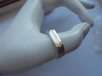 zilveren slagring heren, Sieraden, Tassen en Uiterlijk, Ringen, Gebruikt, 19 tot 20, Heer, Ophalen of Verzenden